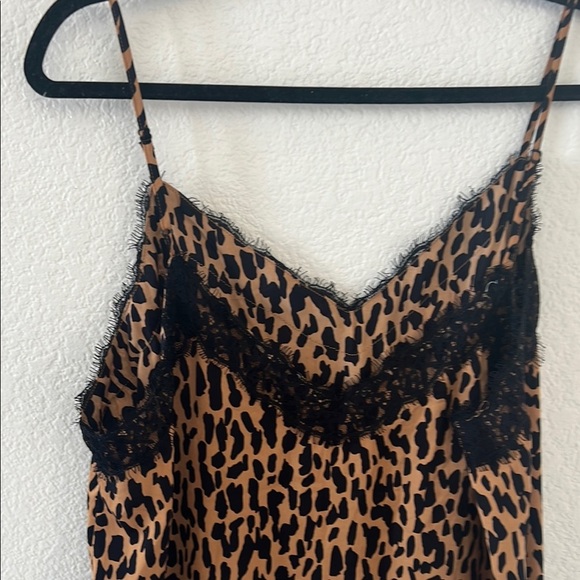 BP WOMEN  SIZE XL Leopard Print Lace Trim Cami Top - Picture 10 of 11